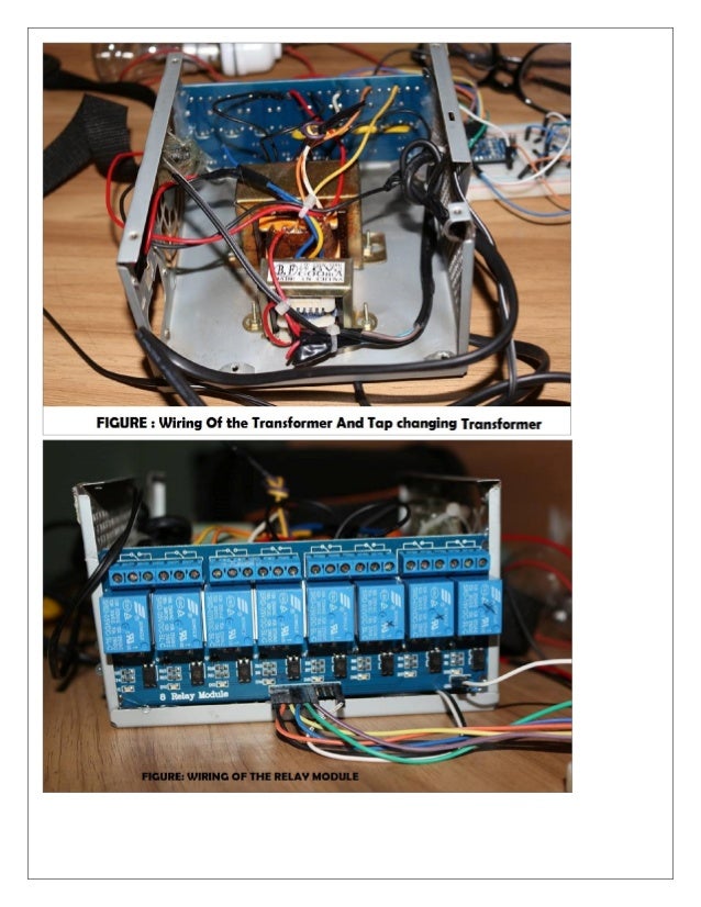 microcontroller based voltage stabilizer